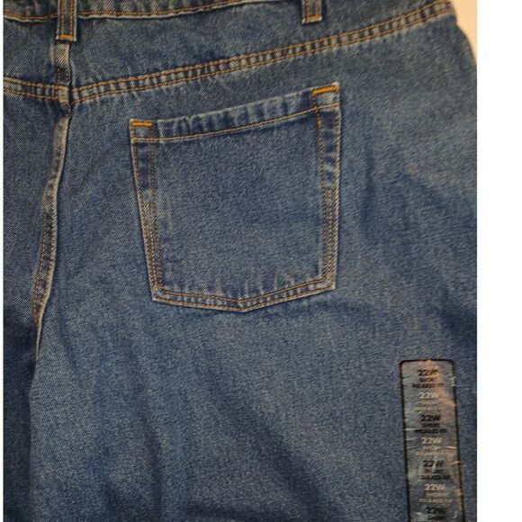 Route 66 Women's Designer Relaxed Fit Blue Jeans - Size 22W - Picture 5 of 6